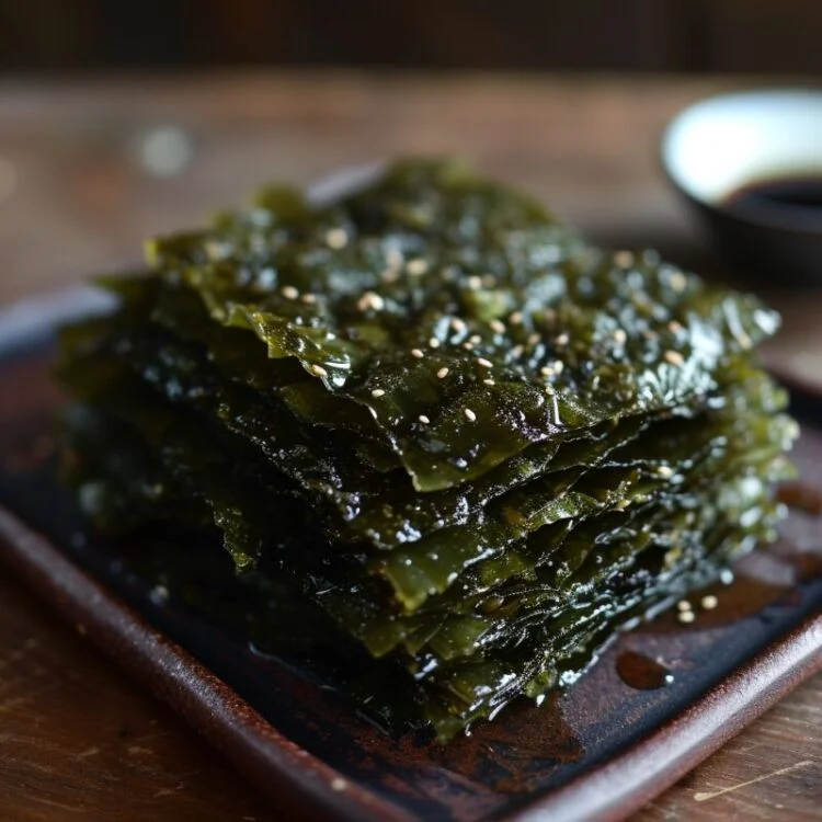 roasted seaweed - a quick school snack